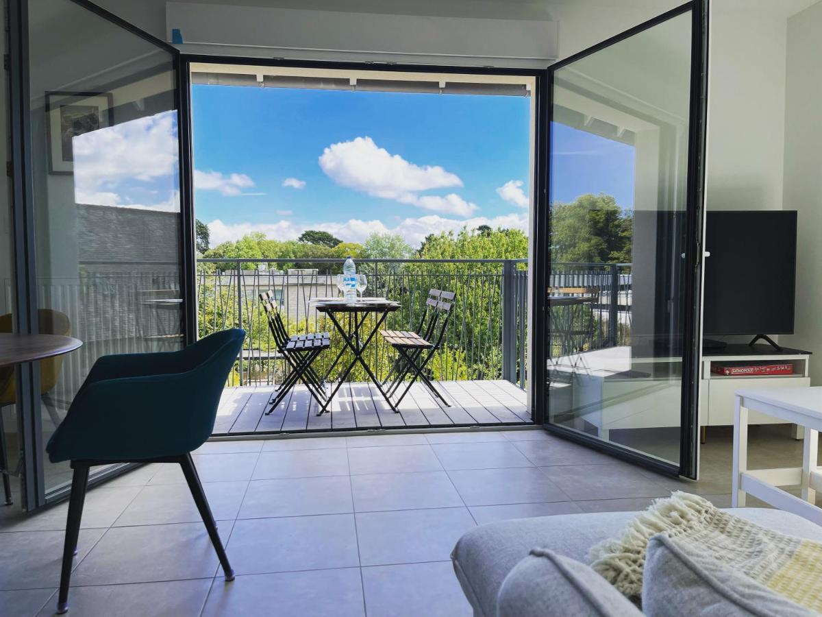 Bella Cruz, 66m2, prestations premium, Terrasse, parking box, 5 min plage Prieuré, Commerces Dinard Exterior foto