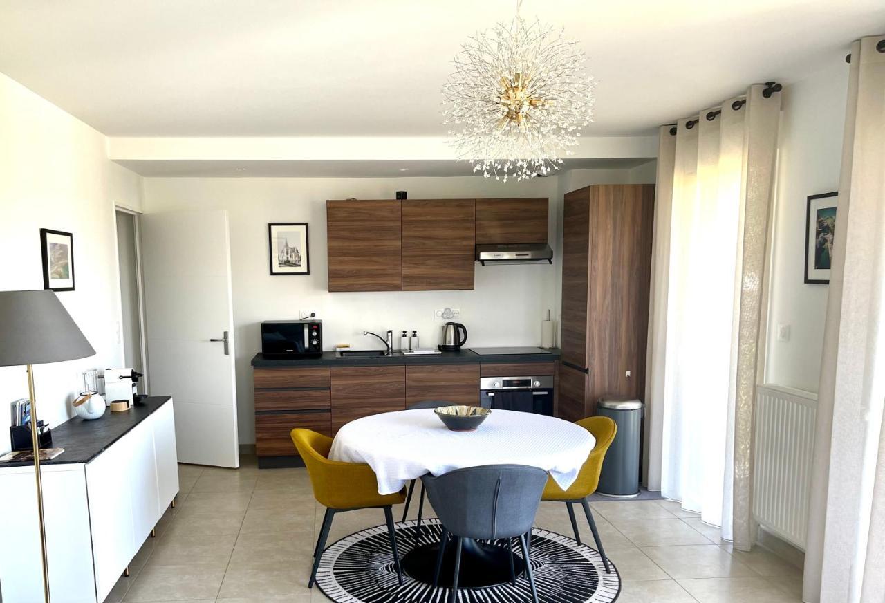 Bella Cruz, 66m2, prestations premium, Terrasse, parking box, 5 min plage Prieuré, Commerces Dinard Exterior foto